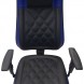 Cadeira Presidente Monza Azul com Preto